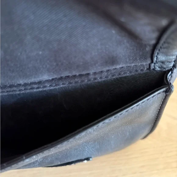 Frye Mini Olivia Black Leather Backpack - Picture 13 of 16